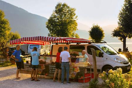 See-Camping Berau - Marktstand