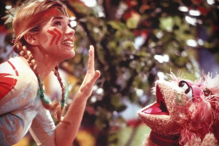 Anke Engelke in der Sesamstraße