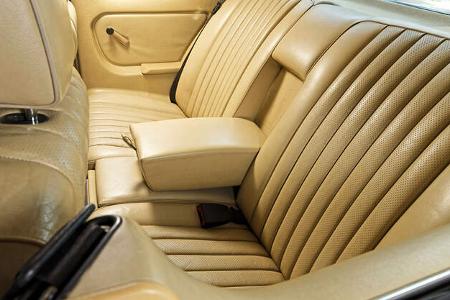 Mercedes-Benz W123 (1976-1985) Rücksitzbank Leder Creme