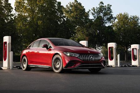 Mercedes Tesla Ladesäule NACS USA