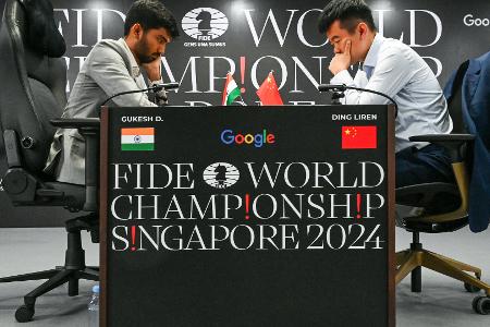 Schach-WM: Remis im zweiten Spiel Schach-WM: Remis im zweiten Spiel