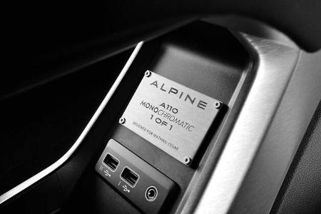 Alpine A110 S Art Car Monochromatic Black