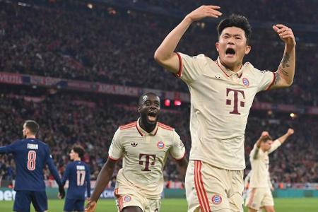 FC Bayern vs. PSG: Noten und Einzelkritik - Der FC Bayern hat die Aufholjagd in der Champions League fortgesetzt und am Dienstagabend auch Paris Saint-Germain geschlagen. Beim 1:0 in der Allianz Arena war Minjae Kim der gefeierte Held. Alle Bayern-Stars in der Einzelkritik: FC Bayern vs. PSG: Noten und Einzelkritik - Der FC Bayern hat die Aufholjagd in der Champions League fortgesetzt und am Dienstagabend auch Paris Saint-Germain geschlagen. Beim 1:0 in der Allianz Arena war Minjae Kim der gefeierte Held. Alle Bayern-Stars in der Einzelkritik: