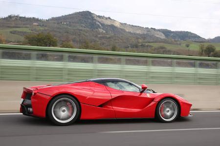 Ferrari LaFerrari, Seitenansicht