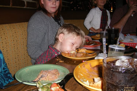 Familienfotos, die besonders schlimm sind