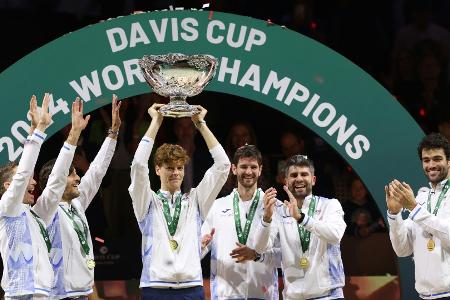 Italien richtet Davis-Cup-Endrunde von 2025 bis 2027 aus Italien richtet Davis-Cup-Endrunde von 2025 bis 2027 aus