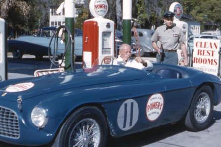 Ferrari 340 America Barchetta Touring (1951) historische Aufnahme