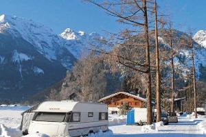 Camping im bayerischen Winterwunderland