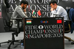 Schach-WM: Nächstes Remis zwischen Ding und Gukesh