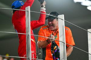 "Schweiß und Champagner": McLarens Titelparty in Abu Dhabi