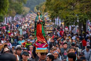 Millionen pilgern zur Basilika von Guadalupe in Mexiko