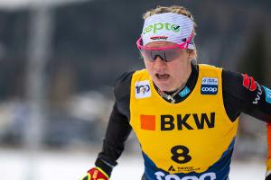 Skilanglauf: Mutige Carl läuft am Podest vorbei