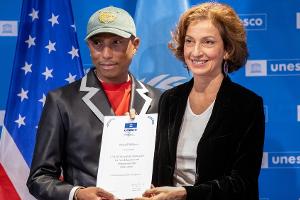 Pharrell Williams ist neuer Goodwill-Botschafter der UNESCO