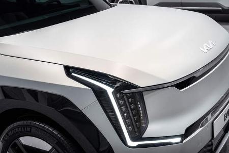 Kia EV9 Scheinwerfer Front