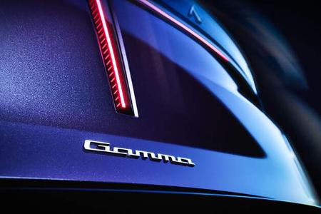Lancia Gamma Teaser Schriftzug