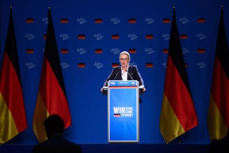 AfD-Chefin Alice Weidel teilt gegen den Verfassungsschutz aus. (Archivbild)