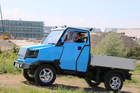 aCar Evum Motors Elektro-Nutzfahrzeug Afrika