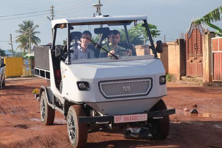 aCar Evum Motors Elektro-Nutzfahrzeug Afrika