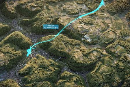 Neuer Albaufstieg A8