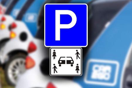 Carsharing Verkehrsschild Schild 2019 BMVI