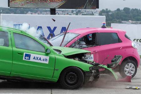 08/2019, AXA Elektroauto-Crashtest Dübendorf 22.08.2019