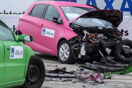 08/2019, AXA Elektroauto-Crashtest Dübendorf 22.08.2019