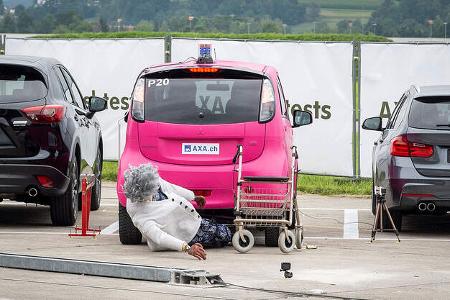08/2019, AXA Elektroauto-Crashtest Dübendorf 22.08.2019