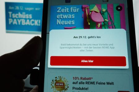 Die Supermarktkette Rewe steigt Ende 2024 bei Payback aus. 
