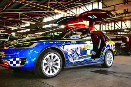 Tesla Model X Police