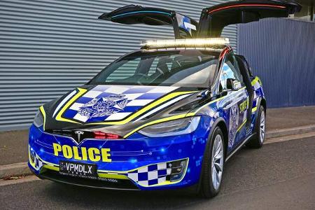 Tesla Model X Police