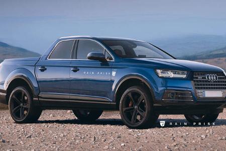 Audi Q7 Pickup - Design-Konzept - Grafikkünstler Rain Prisk