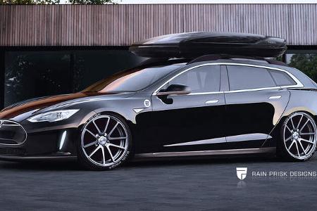 Tesla Kombi - Fantasie-Auto
