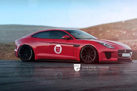 Jaguar F-Type Viertürer - Fantasie-Auto