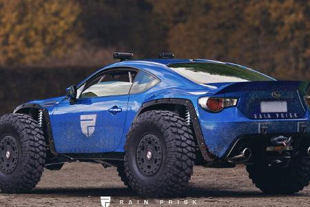 Subaru BRZ - Offroader - Design-Konzept - Grafikkünstler Rain Prisk