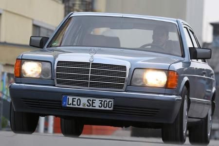 Mercedes 380 SE–560 SEL (W126), Frontansicht