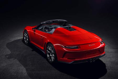 Porsche 911 Speedster Concept Paris 2018 Indisch Rot