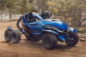 6x6-Extrem-Offroader fährt mit Wasserkraft