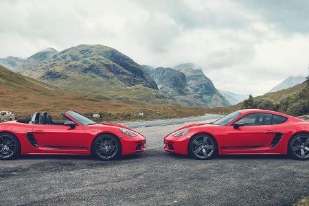 12/2018, Porsche 718 Boxster und Cayman T
