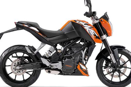 Motorrad 48 PS KTM 200 Duke