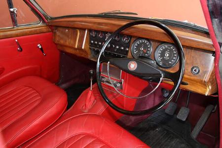 Jaguar MK II, Cockpit, Lenkrad