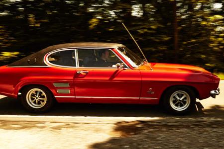 Ford Capri Serie 1, Seitenansicht