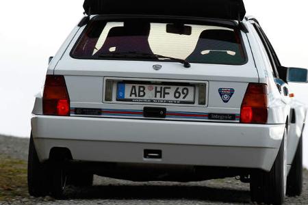 Lancia Delta HF integrale, Heck