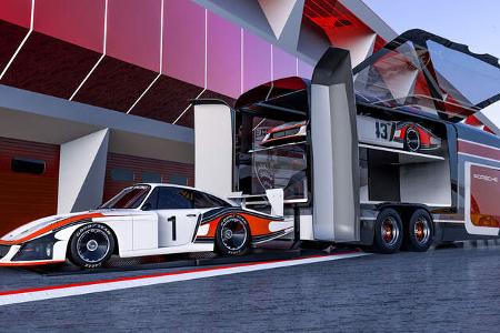 Porsche 935 Renntransporter