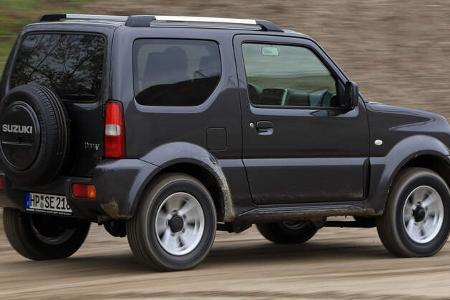 Suzuki Jimny, Heckansicht