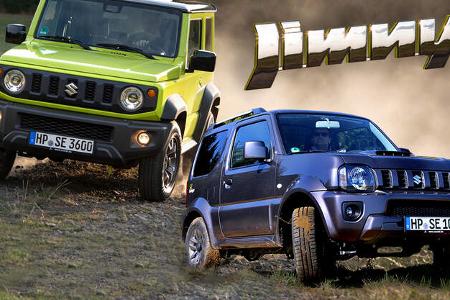 Suzuki Jimny Vergleich alt neu