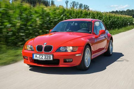 BMW Z3 Coupé 2.8i (E36/8) Fahraufnahme von vorn