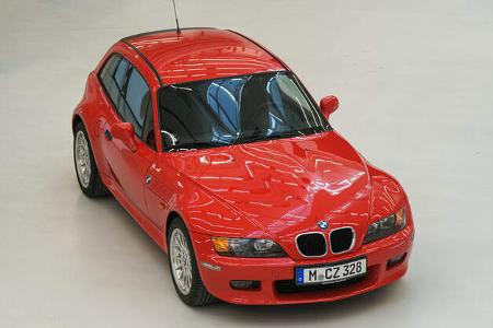 BMW Z3 Coupé 2.8i (E36/8) von schräg oben