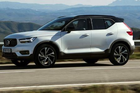 Volvo XC40 (2018) Seite side white