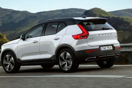 Volvo XC40 (2018) Seite side white