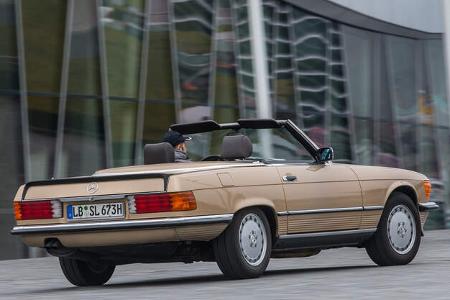 Mercedes-Benz 500 SL, Heckansicht